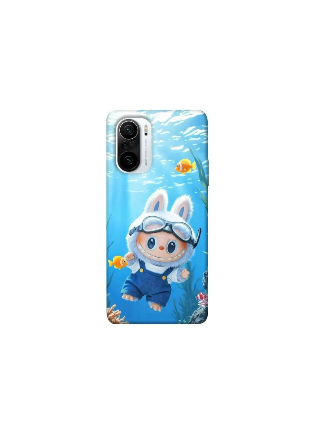 Чехол на Xiaomi Redmi K40 / K40 Pro / K40 Pro+ / Poco F3 Labubu Diver Frontalka (354672546)