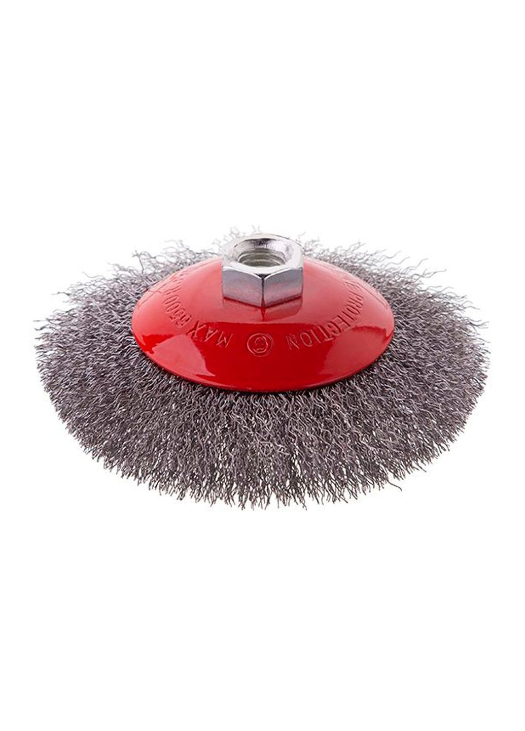 Корщітка конусна рифлена 125 мм для болгарки КШМ для дерева, бетону та металу Intertool (332205249)