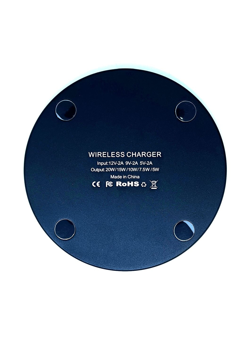 Бездротова зарядка Airchar 20W WCH-01BK Matt Black Remzona (334293845)