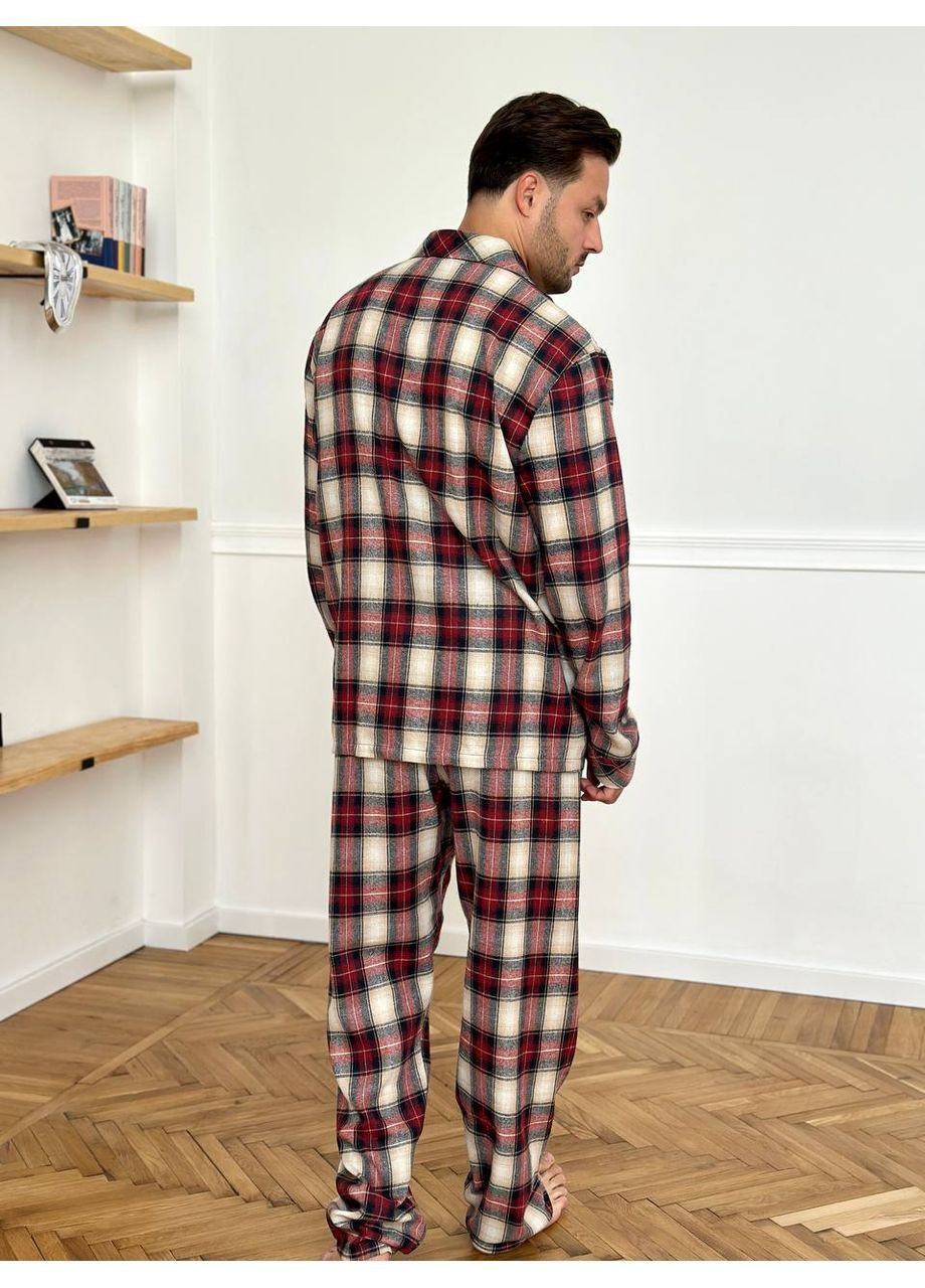 Піжама чоловіча домашній костюм No Brand (363256592)