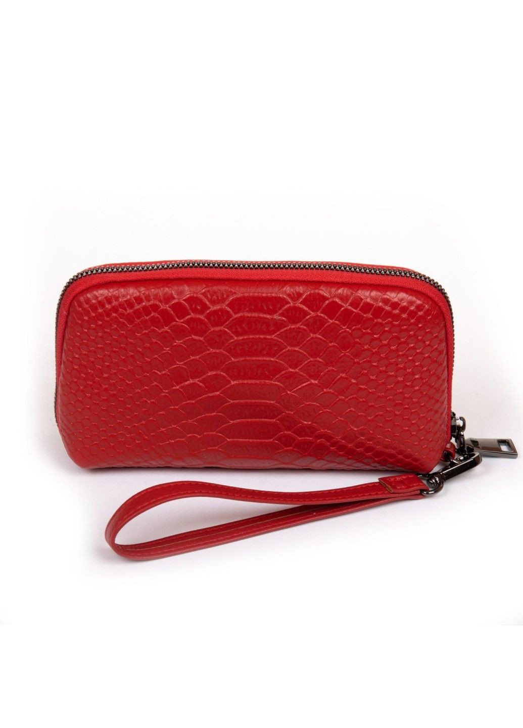 Жіноча шкіряна косметичка Cosmetic 60095-3 red Cossroll (324691229)