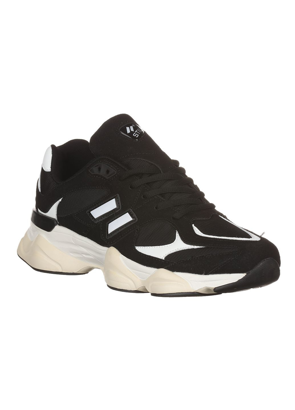 Черные демисезонные кроссовки из текстиля для мужчин Stilli