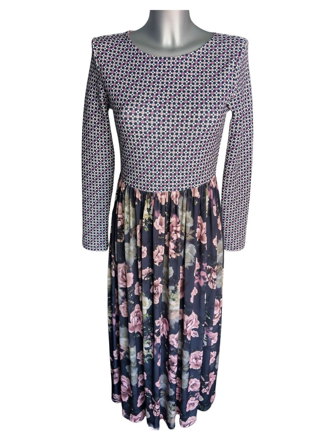 Синя святковий, кежуал сукня жіноч Rich & Royal з квітковим принтом