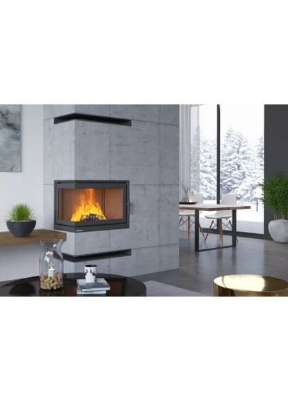 Камінна топка ETNA Ліве скло Nordflam (370385033)