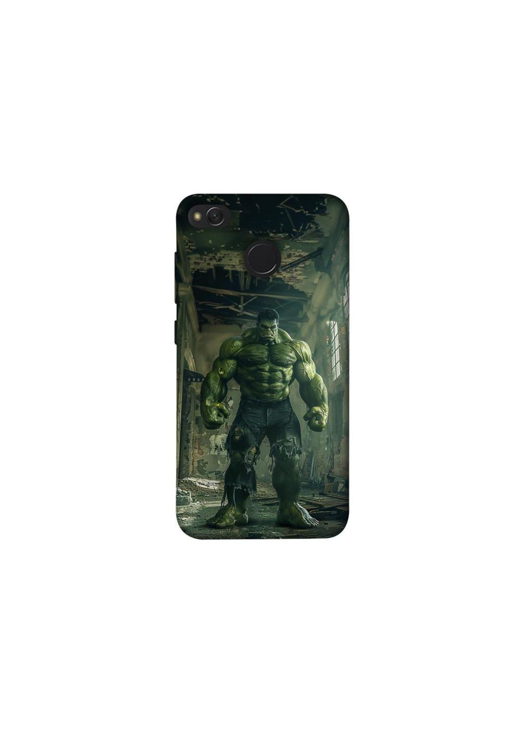 Чехол на Xiaomi Redmi 4X Angry Hulk Frontalka (347241664)