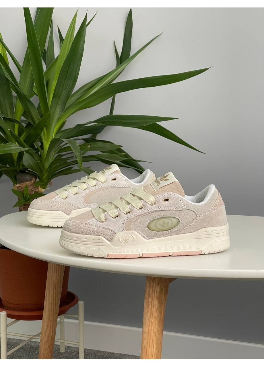 Кросівки жіночі Adidas Adi2000 Grey Beige Purple Pink | Адідас АДІ 2000 бежеві сірі No Brand бежеві демісезони (360535099)