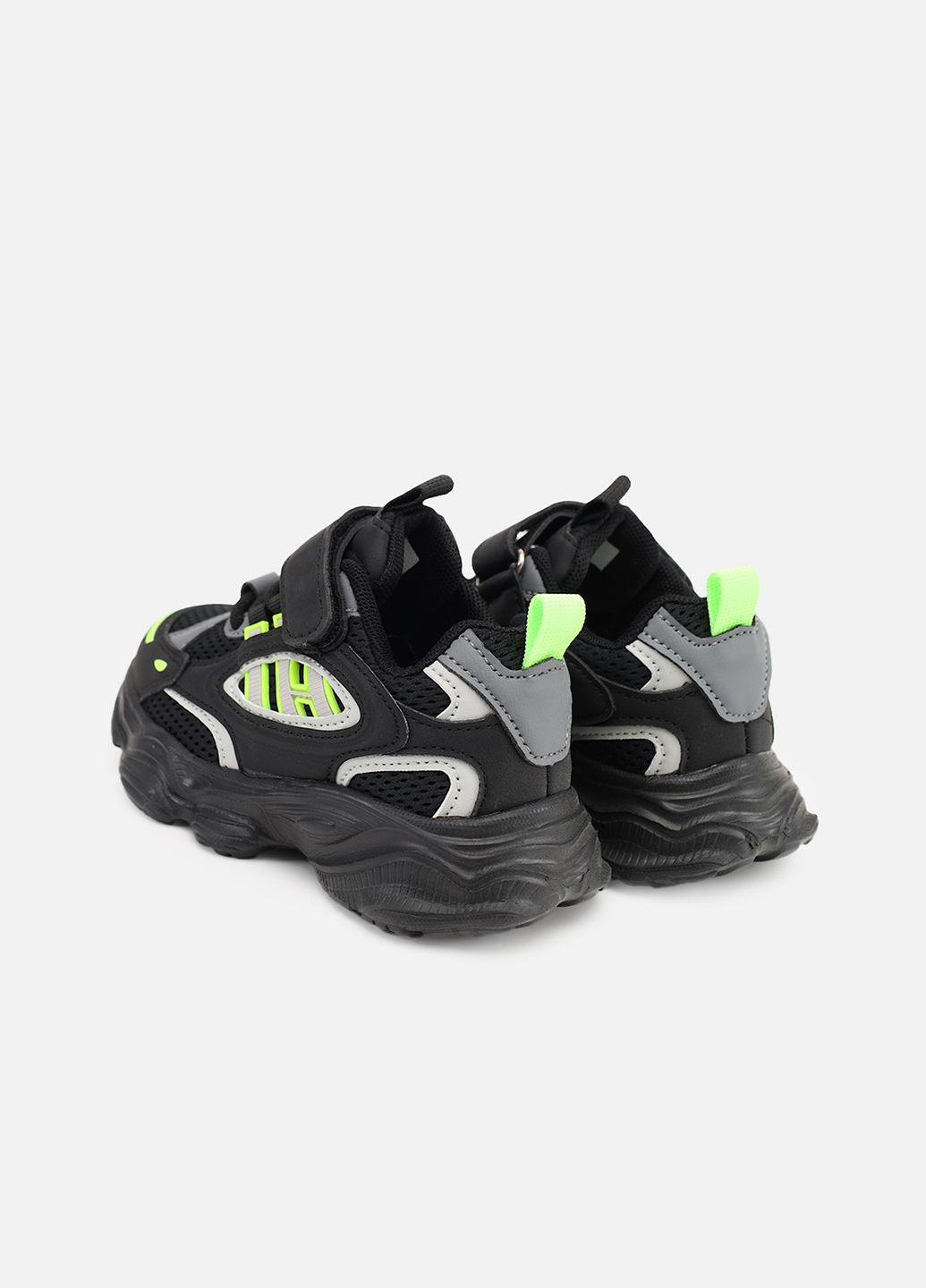 Чорні Осінні кросівки для хлопчика, на пласкій підошві колір чорний цб-00274029 Kimboo