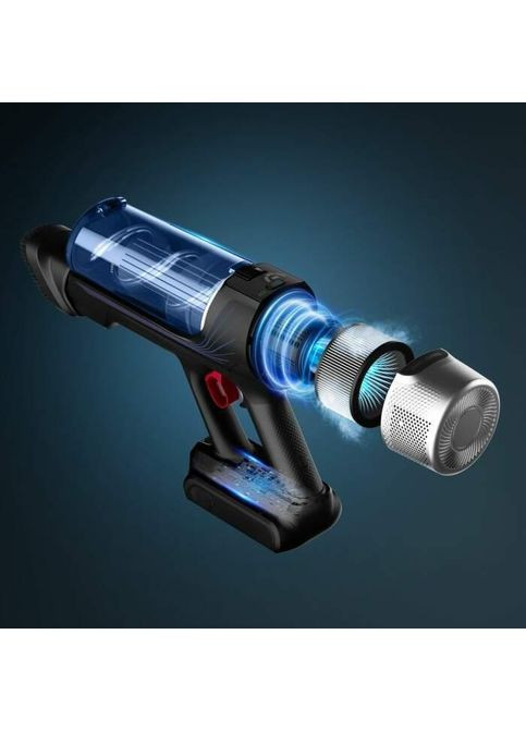 Пылесос вертикальный X-Force Flex 9.60 Aqua RH20C0WO, 0.4л, 18В, автономность макс. 45 мин., сине-серебряный Rowenta (362668940)