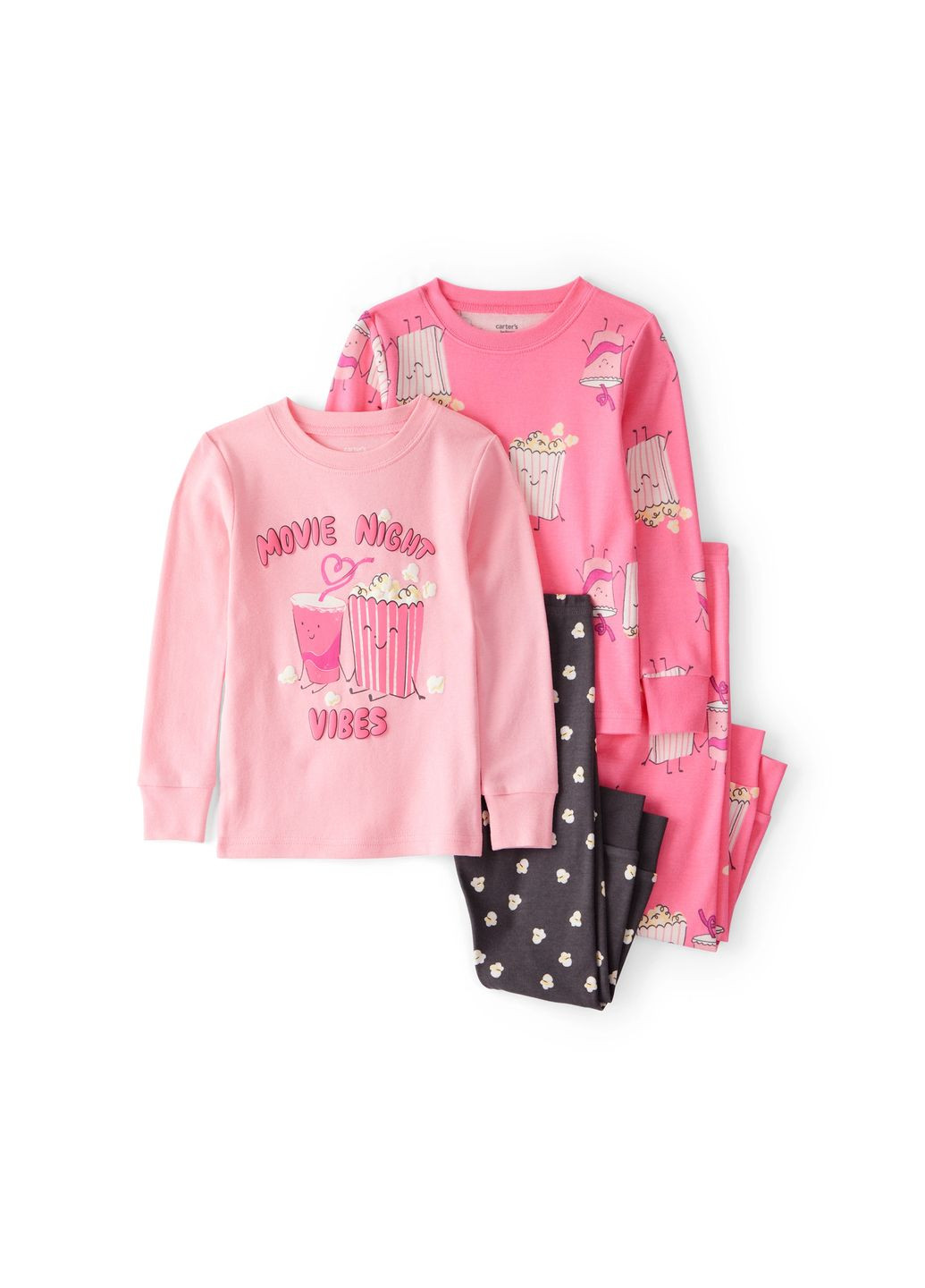 Рожева комплект піжам 2в1 для дівчинки 88-93 см (2t522810_2t) Carter's