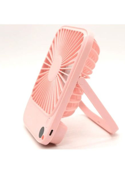 Портативний USB-вентилятор з акумулятором, рожевий China (351855032)
