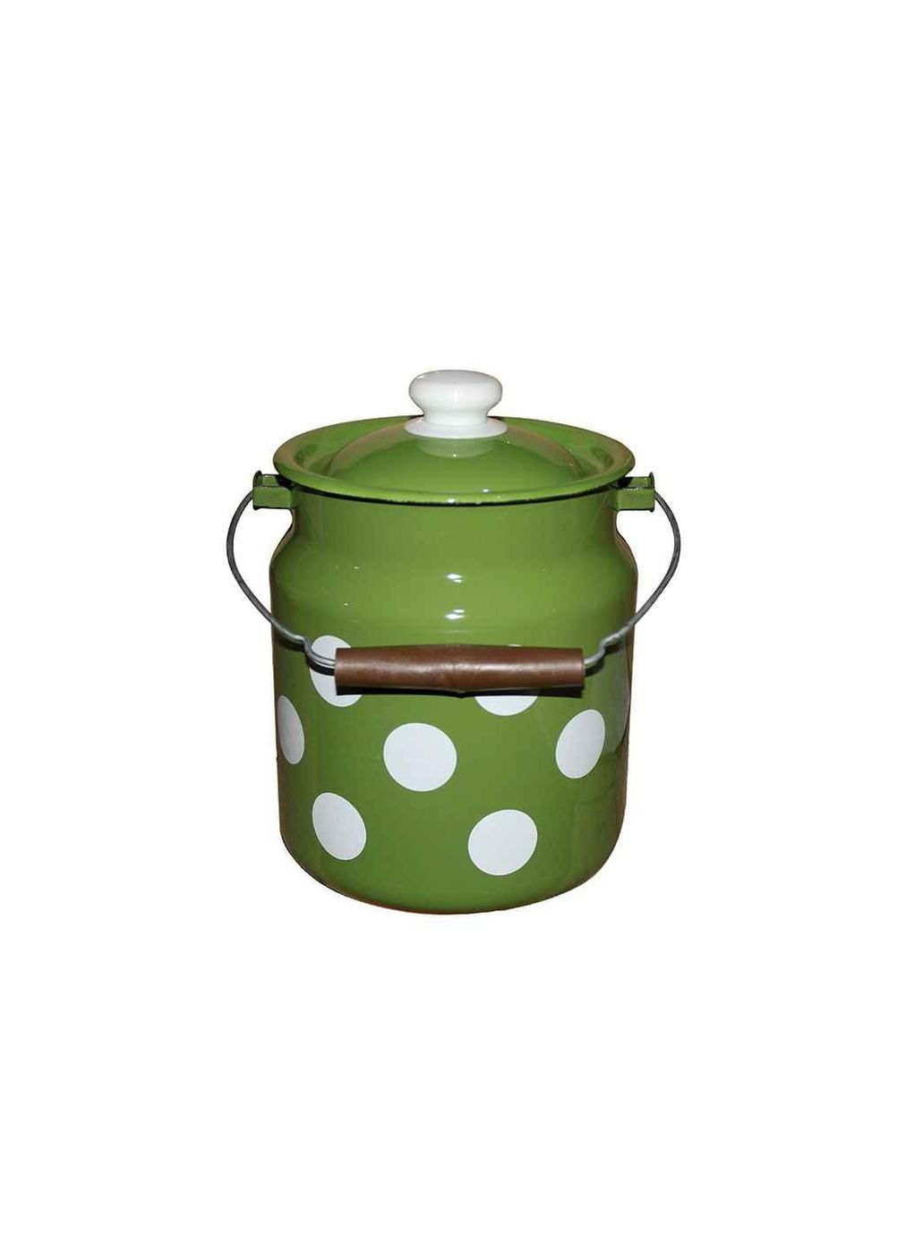 Бидон эмалированный 3,3л/4 Белый горох ( ) (I0612/4) ТМ Idilia (324835831)