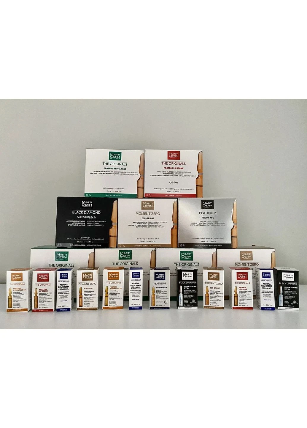 Ампули PROTEOS HYDRA PLUS SP, Marti Derm, для освітлення і зволоження, 5 шт по 2 мл MartiDerm (361117149)