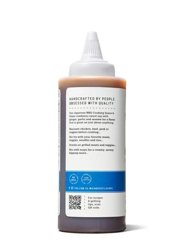 Соус Kinder’s Cooking Sauce & Glaze Japanese с соевым соусом, имбирем и чесноком, 439 г Kinder's (361036437)