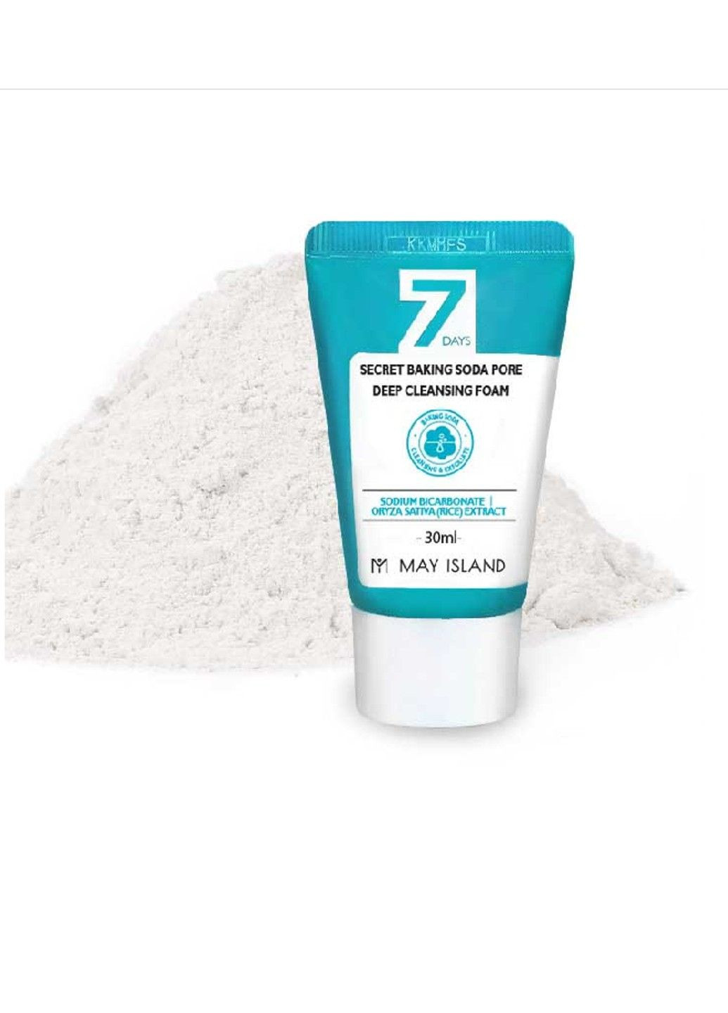 Пінка глибокоочищаюча з содою для обличчя 7Days Secret Baking Soda Pore Deep Cleansing Foam 30ml May Island (298054451)