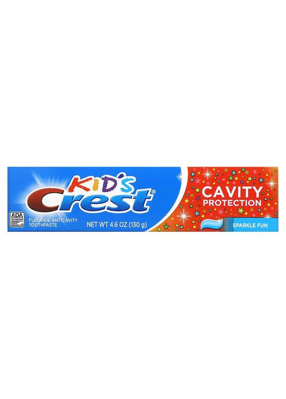 Зубна паста Kids, Fluoride Anticavity Toothpaste 130g (Sparkle Fun) Crest (279634152)