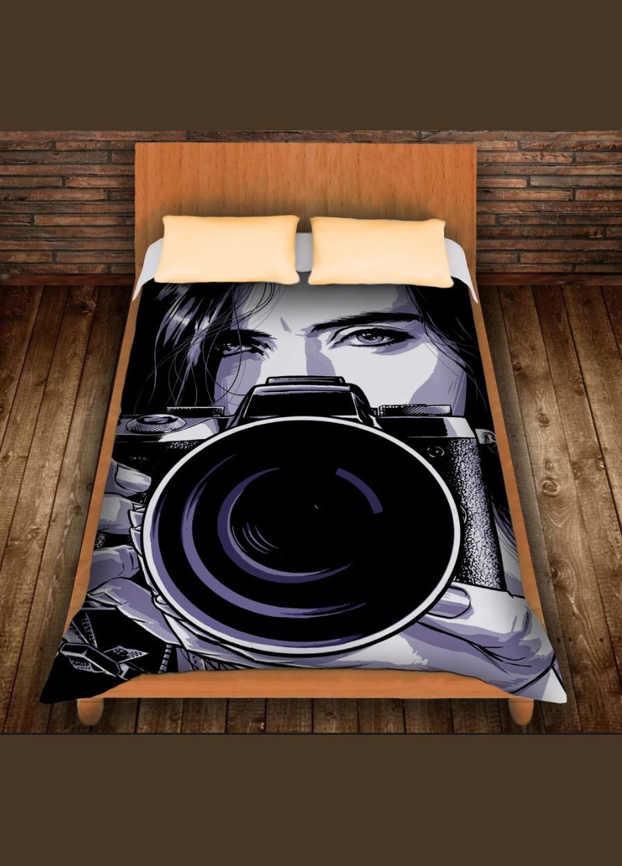 Плед з 3D принтом-детектив Джессика Джонс з фотоаппаратом Перша Креативна мануфактура PERFECTUS Плед (301868766)