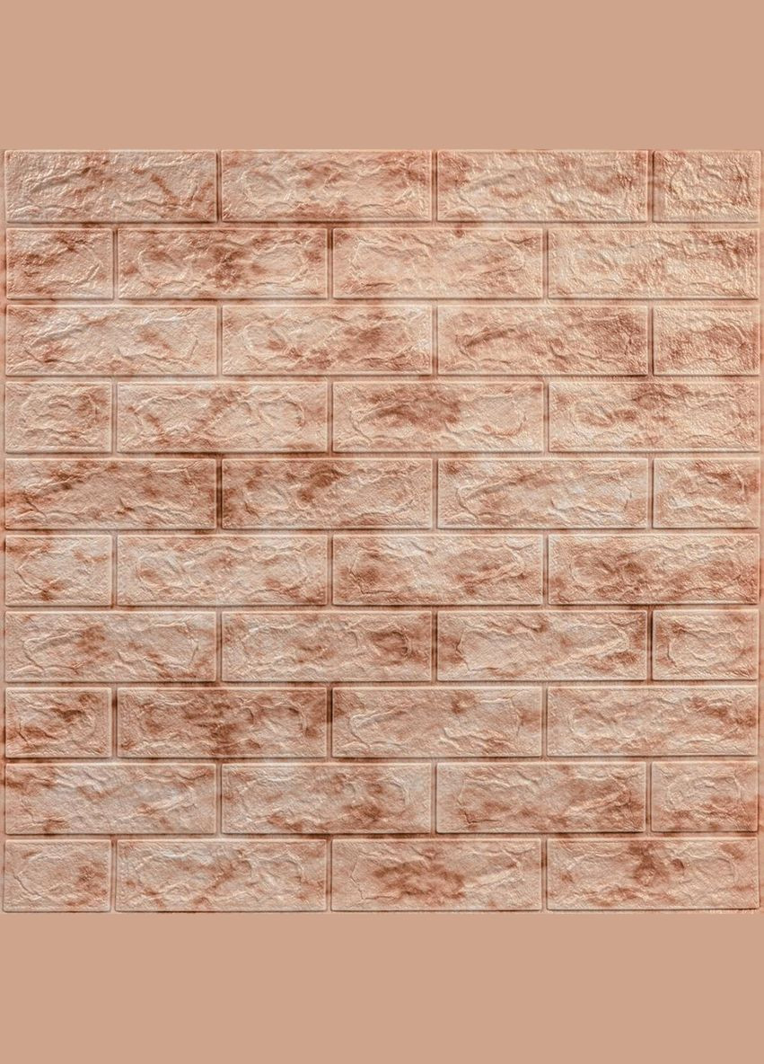 Декоративная 3D панель самоклейка под кирпич мрамор 700x770x5мм (063) SW-00000035 Sticker Wall (300242250)