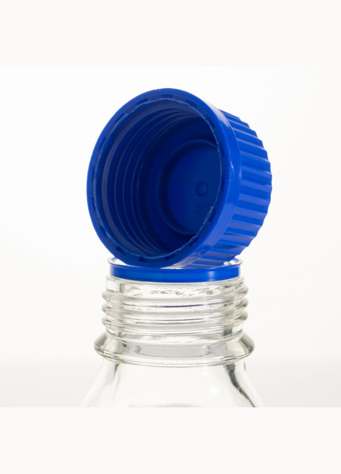 Банка 100 мл з гвинтовою кришкою та поділками, світле скло EximLab (332792898)