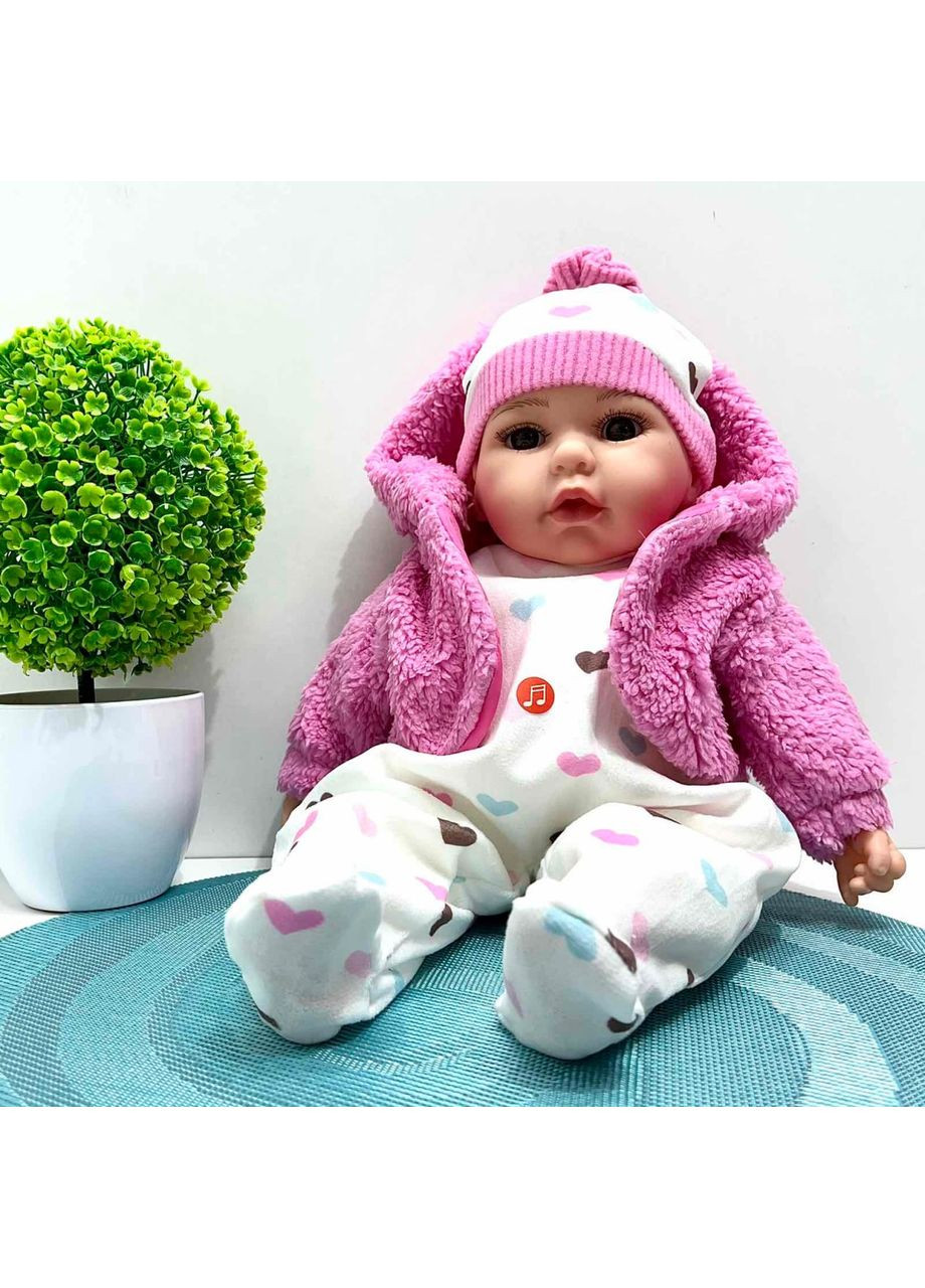Лялька-пупс м'яконабивна зі звуковими ефектами 3 казки укр мова 39см Вид 3 (M 5921 І UA) No Brand (362205933)