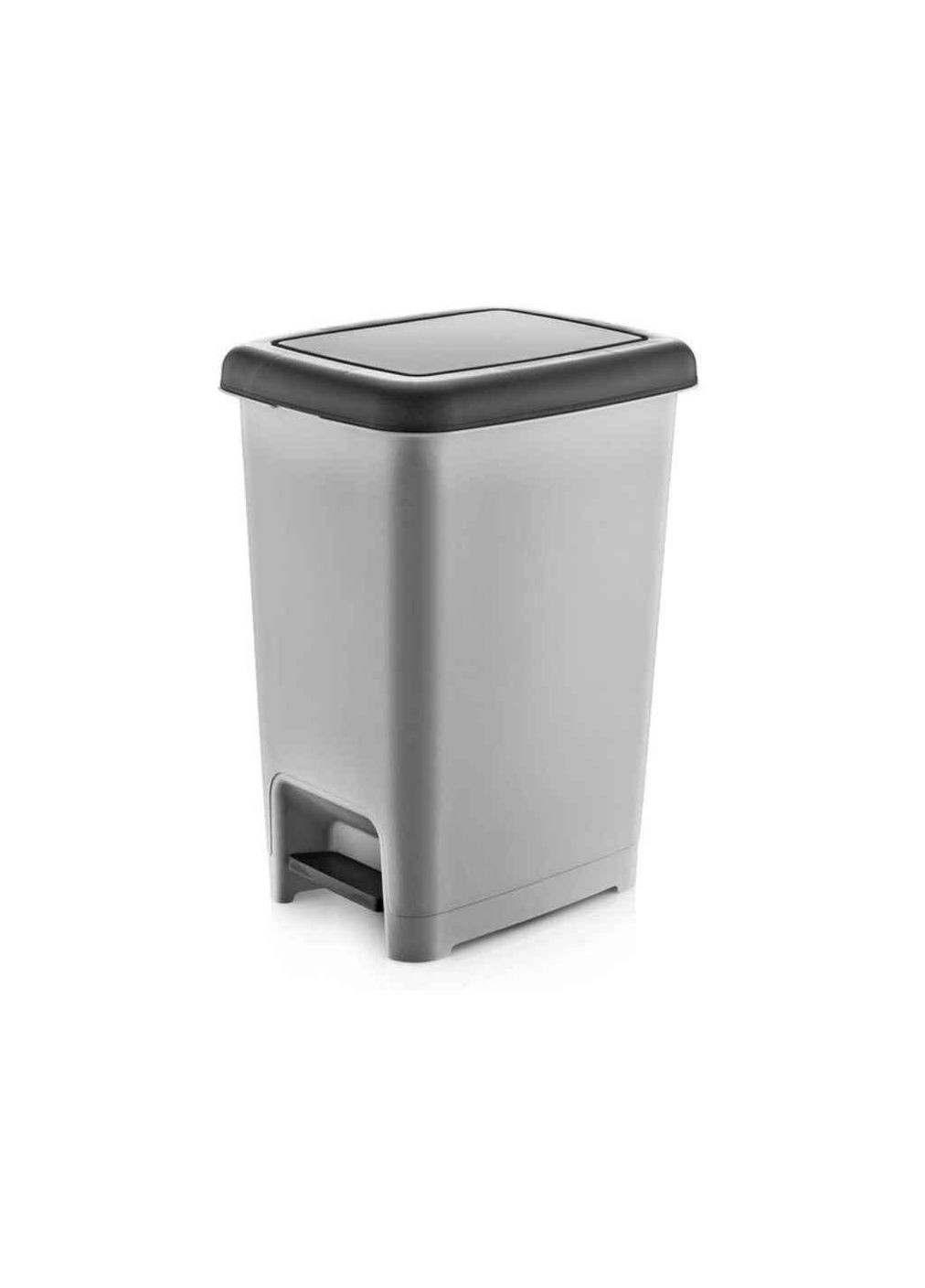 Смітник 40л Slim прямокутний з педаллю ТМ Zambak (366302977)