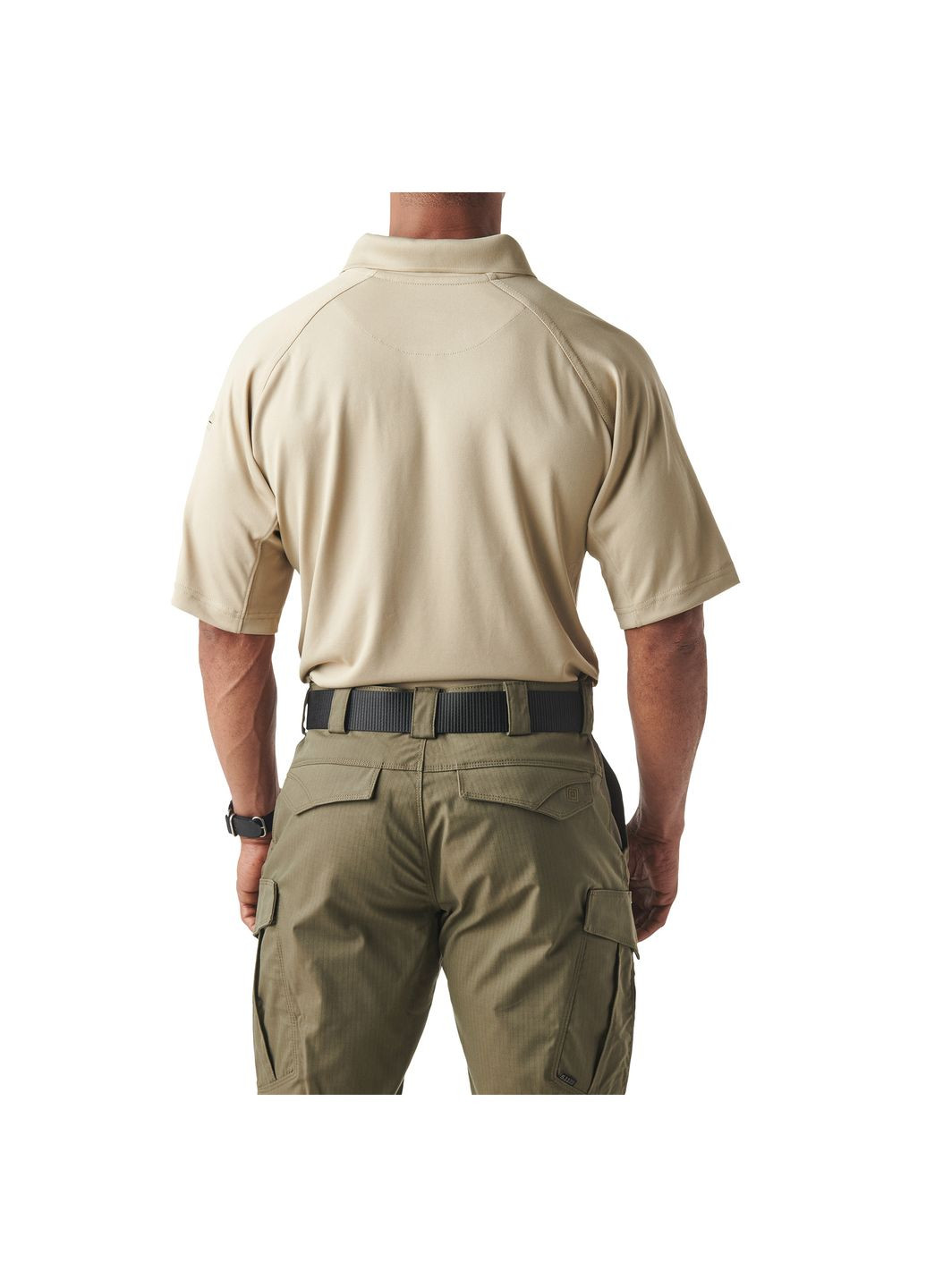Футболка поло тактическая с коротким рукавом Performance Polo - Short Sleeve, Synthetic Knit Silver Tan 5.11 Tactical (315823480)