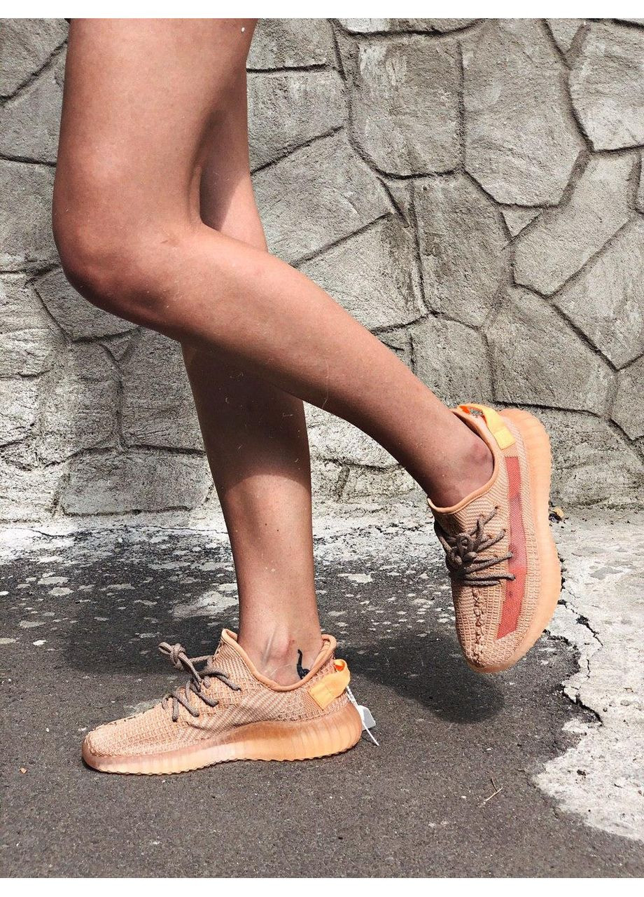 КРОСІВКИ ЖІНОЧІ ADIDAS YEEZY 350 V2 CLAY АДІДАС ІЗІ БУСТ No Brand помаранчеві демісезони (369388385)