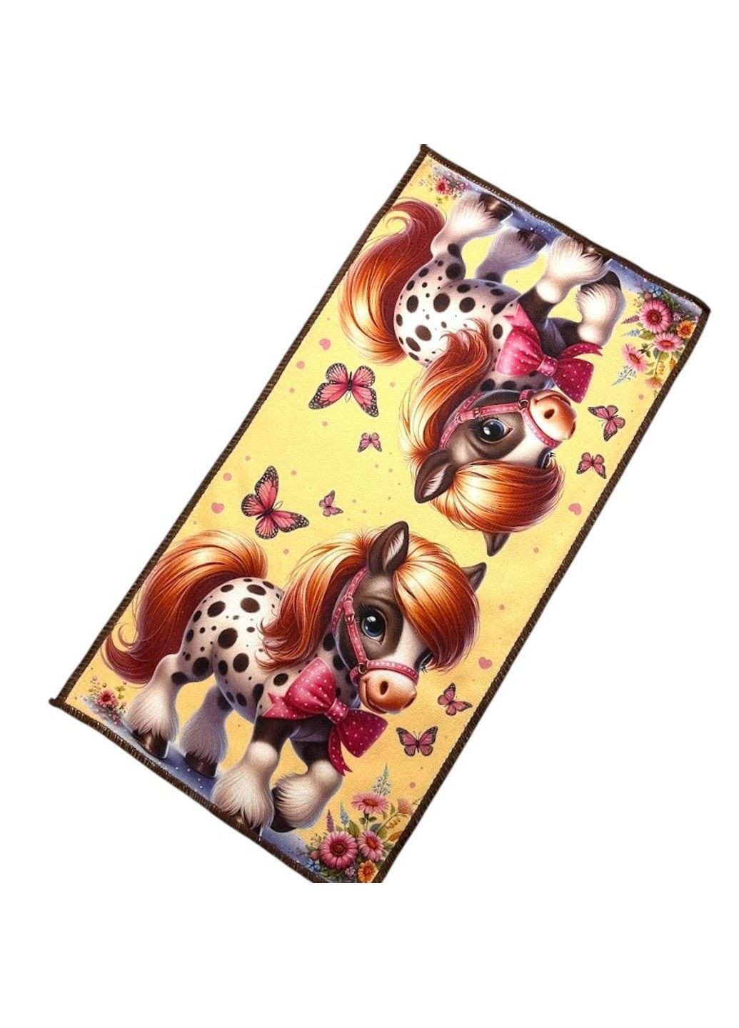 Рушник кухонний з мікрофібри, 25*50 см, арт 019545, 1 шт No Brand комбінований