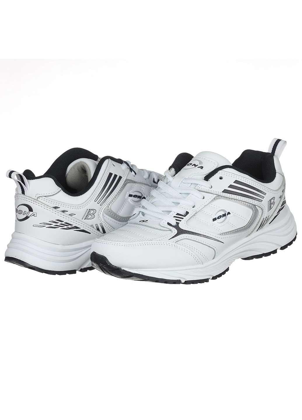 Белые демисезонные женские кроссовки 658a-2 Bona