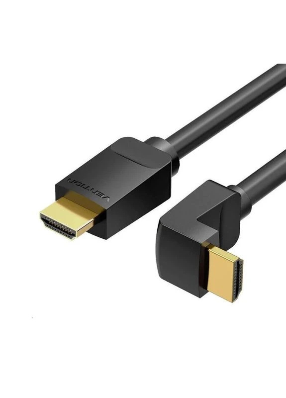 Кабель HDMI, 1.5M Black (AARBG) (AARBG) Vention Right Angle Cable 90 Degree v2.0 (357474387)