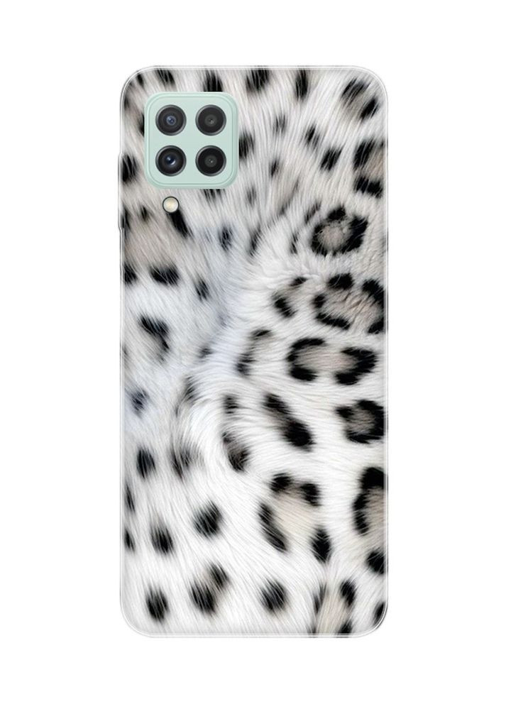 Чехол на Samsung Galaxy M32/A22/M22 4G Белый леопард (принт 398) Creative (355395684)