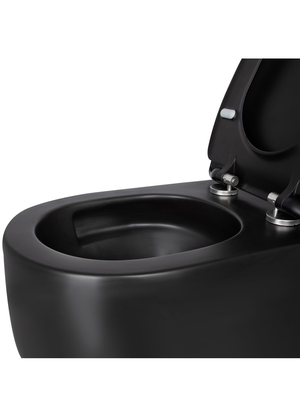 Унитаз подвесной Taurus безободковый с сиденьем Soft-close Qtap QT2433084EUQMB (341326593)