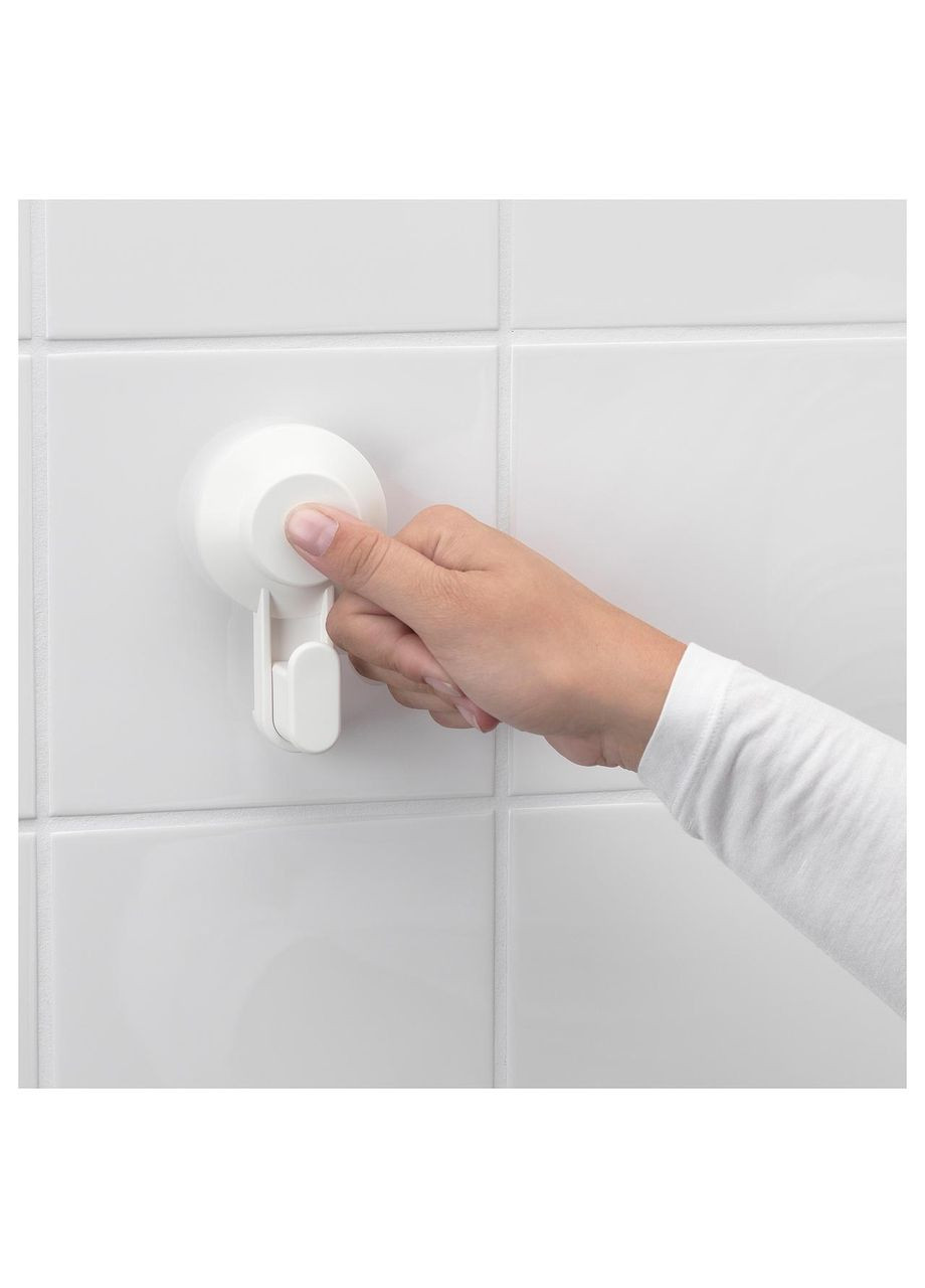 Тримач туалетного паперу на присосці білий IKEA (272150211)