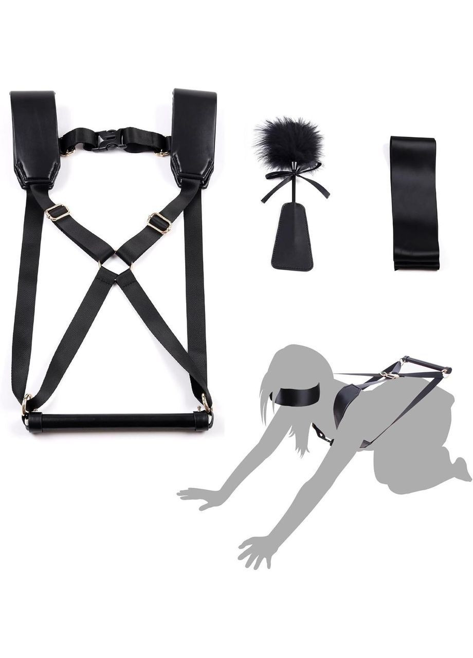 БДСМ набор YEAHWOW Black Doggy Style Saddle set Lockink (363970040)