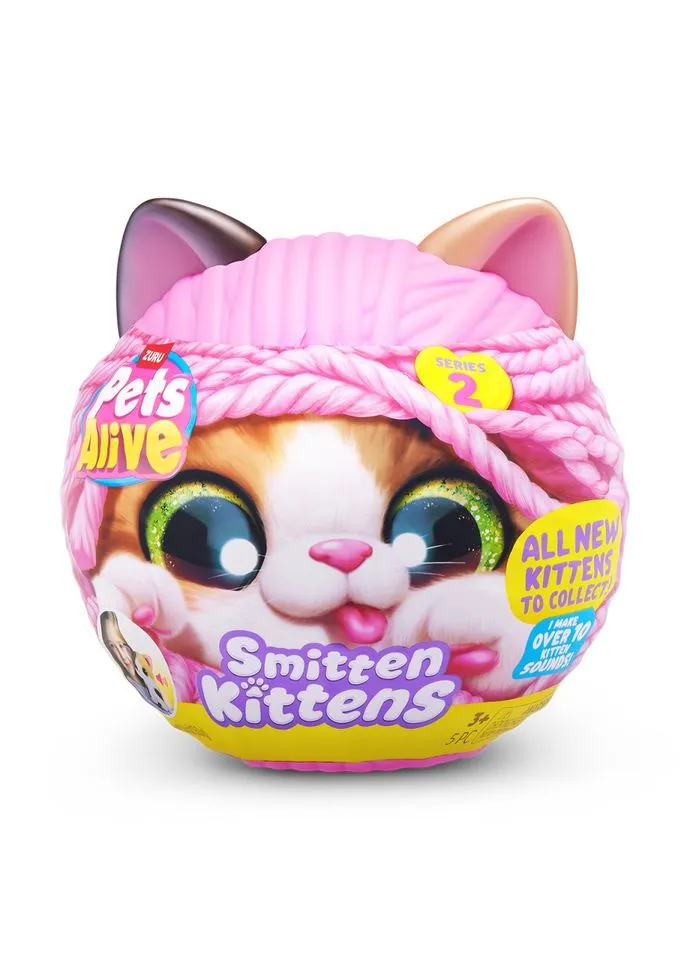 Интерактивный игровой набор-сюрприз Игривые котята S2 9568, 10 разных звуков Pets & Robo Alive (404767124)