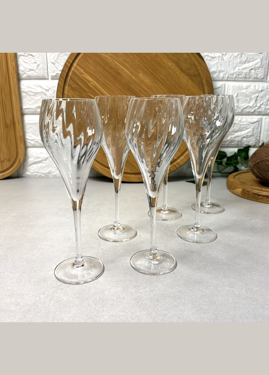 Набір скляних келихів для шампанського 6 шт 160 мл C&S Symetrie Arcoroc (303138095)