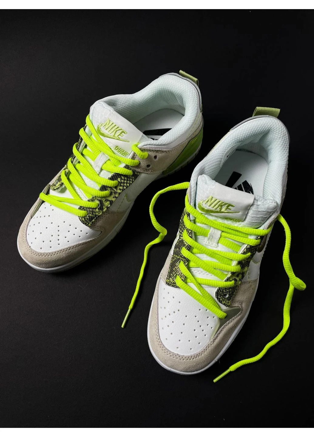 КРОСІВКИ ЖІНОЧІ NIKE DUNK DISRUPT 2 GREY WHITE GREEN НАЙК СБ ДАНК No Brand сірі демісезони (368859649)