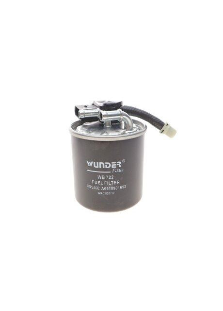 Фільтр паливний MB Sprinter 2.2CDI OM651 (з датчиком) WB 722 UA63 Wunder Filter (342411007)