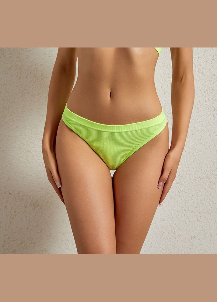 Женские трусики-стринги трусы в рубчик Honey Fashion Accessories L/XL бежевый (2-246) No Brand (313442710)