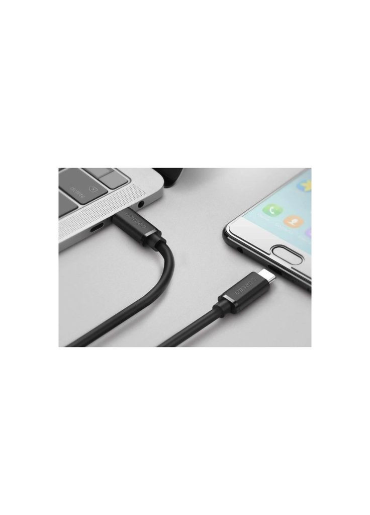 Дата кабель USB-C to USB-C 0.5m US286 3A (m481372) Ugreen USB-C to USB-C 0.5m US286 3A (Black) (367072448)