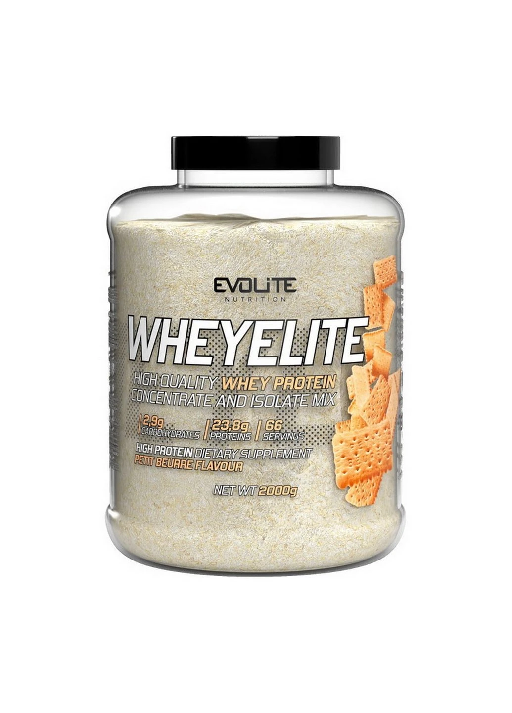 Протеїн Whey Elite, 2 кг Petit Beurre Evolite Nutrition (294929459)
