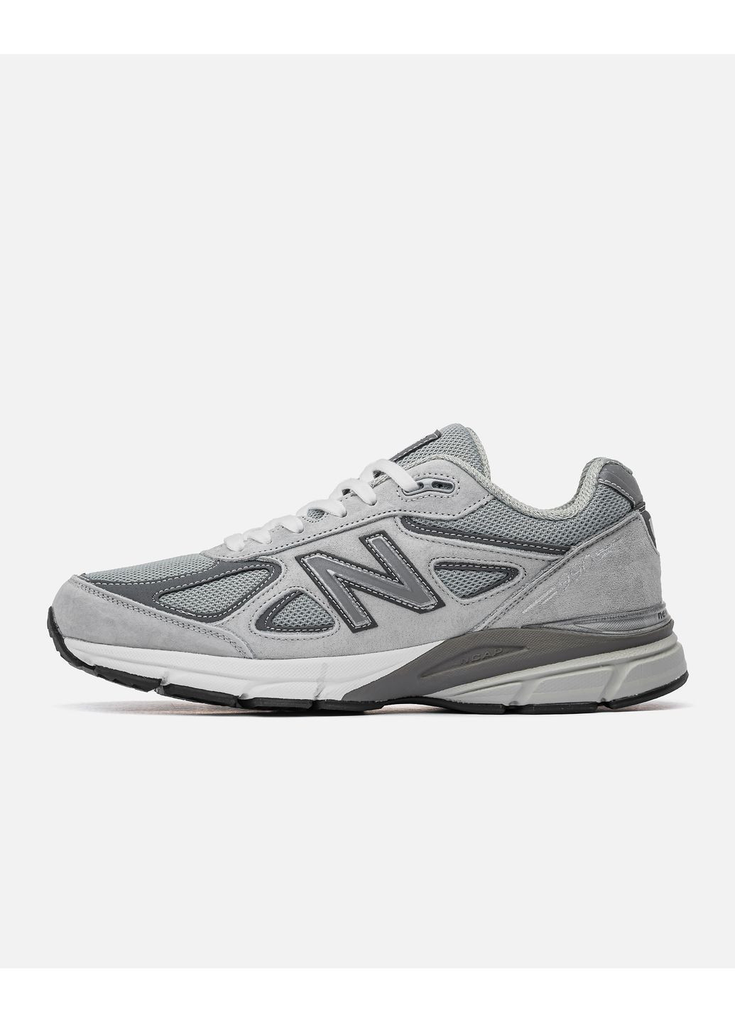 Серые демисезонные кроссовки мужские new balance grey No Brand 990 v4