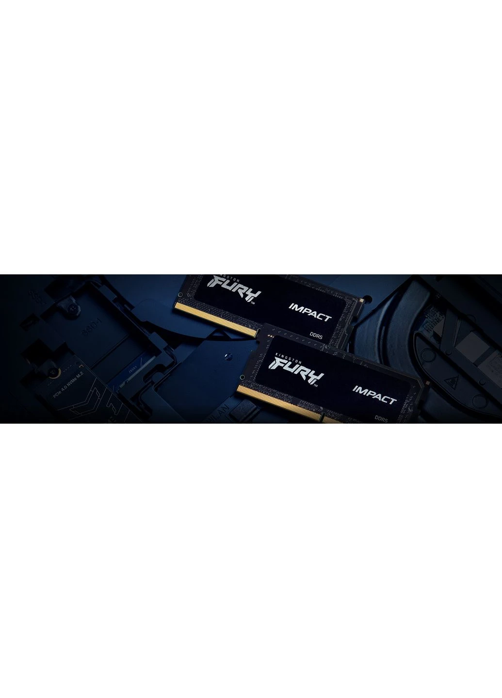 Пам'ять ноутбука DDR5 64GB KIT (32GBx2) 5600 FURY Impact PnP Kingston (363833474)