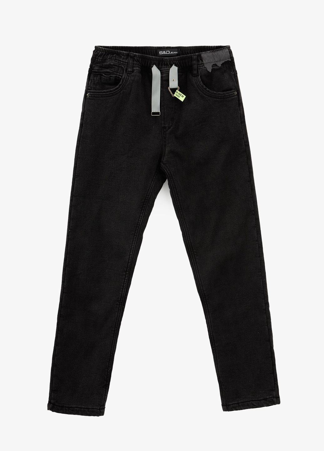 Черные демисезонные джинсы regular для мальчика dt-1563 140 см черный shop (2000990856319) Неслухнянки