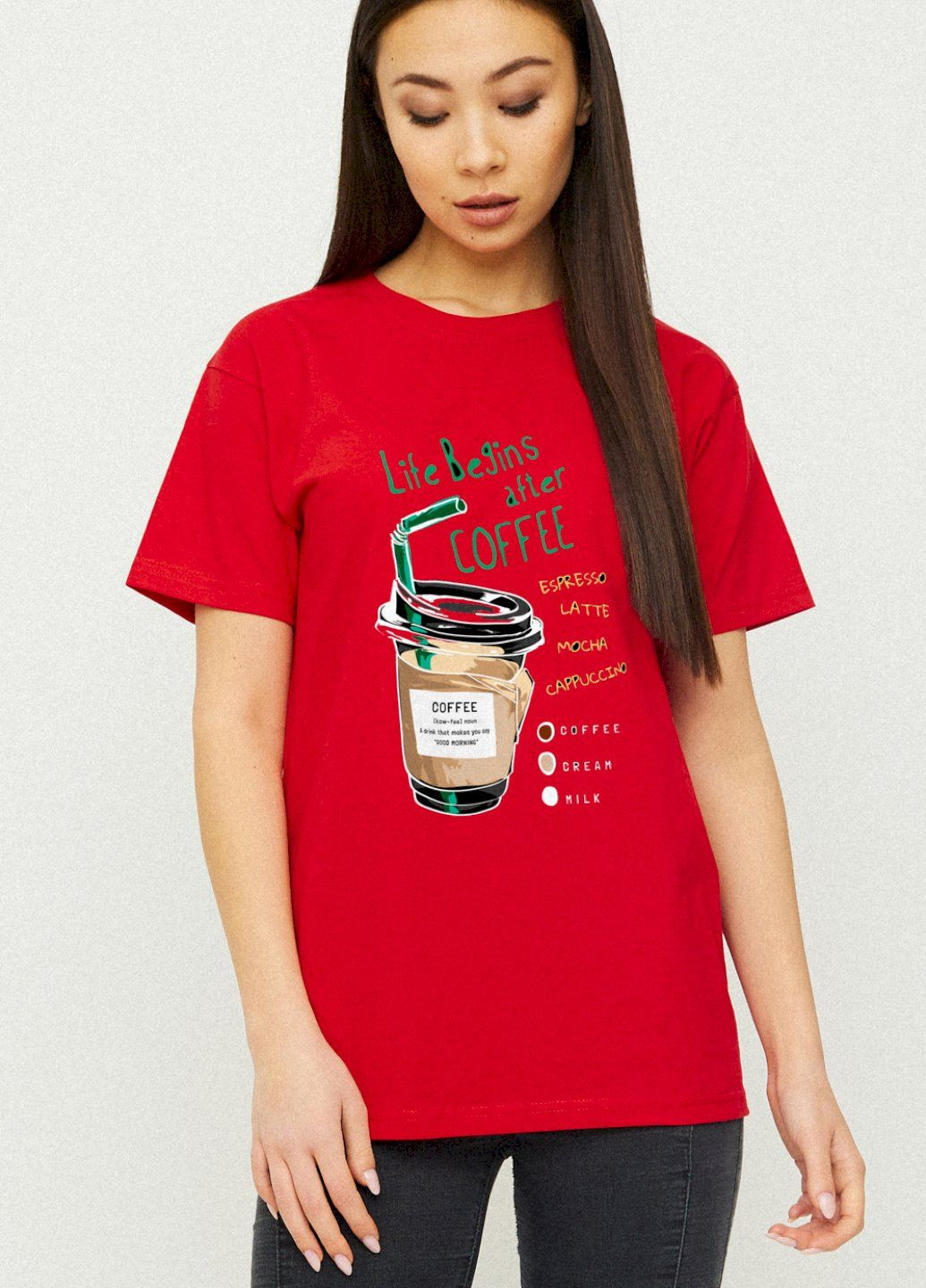 Футболка Boyfriend / дышащий принт / YAPPI - (325222396)