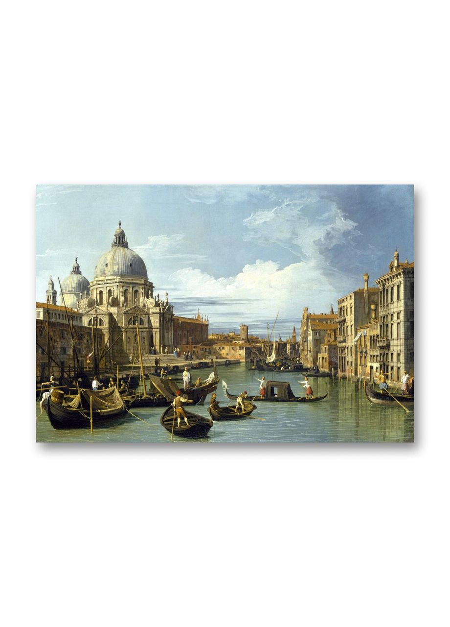 Печать на холсте Вход в Гранд-канал Венеции Каналетто 70x100 No Brand (346494582)