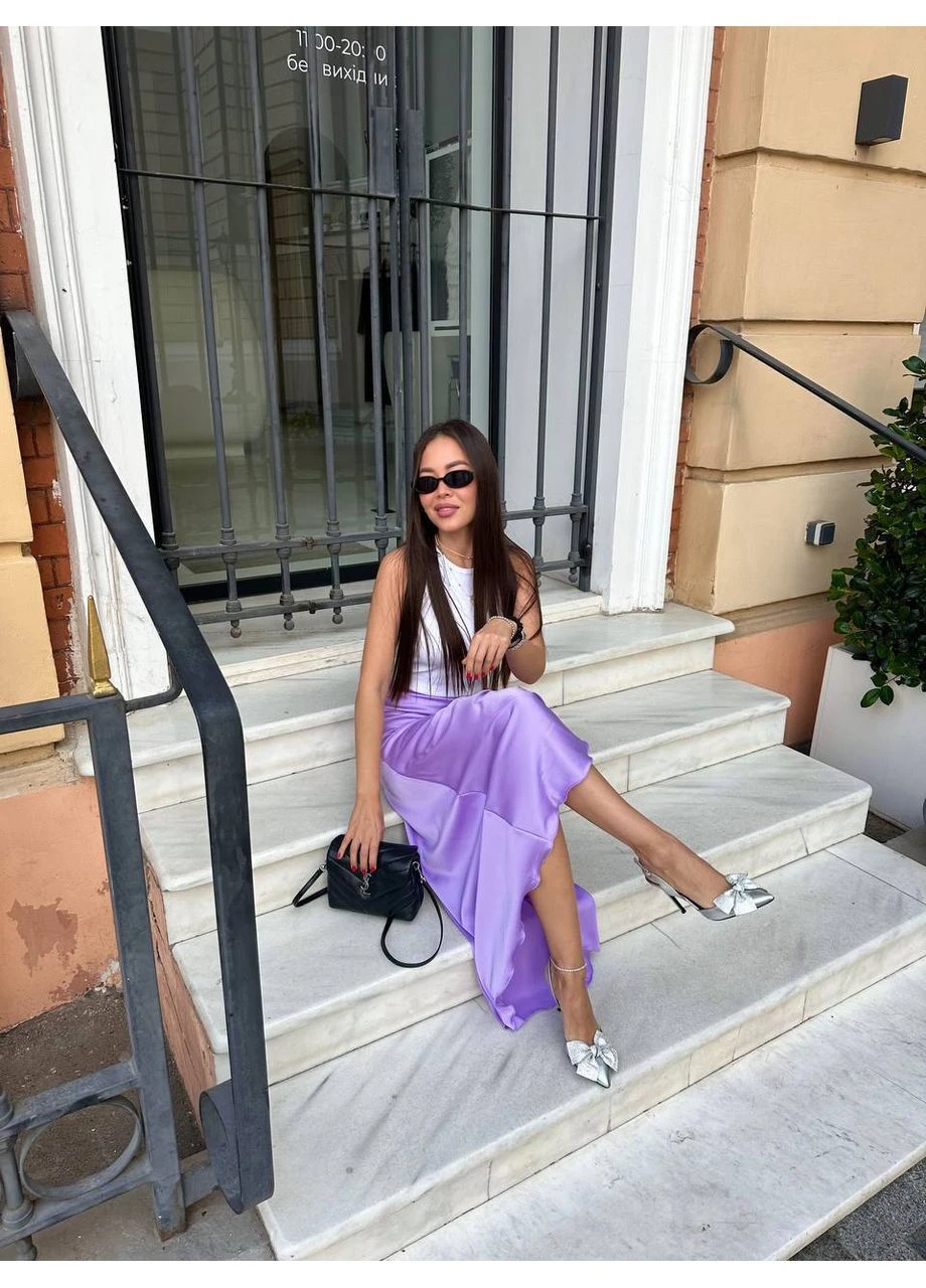 Спідниця шовкова максі Fashion (390301026)