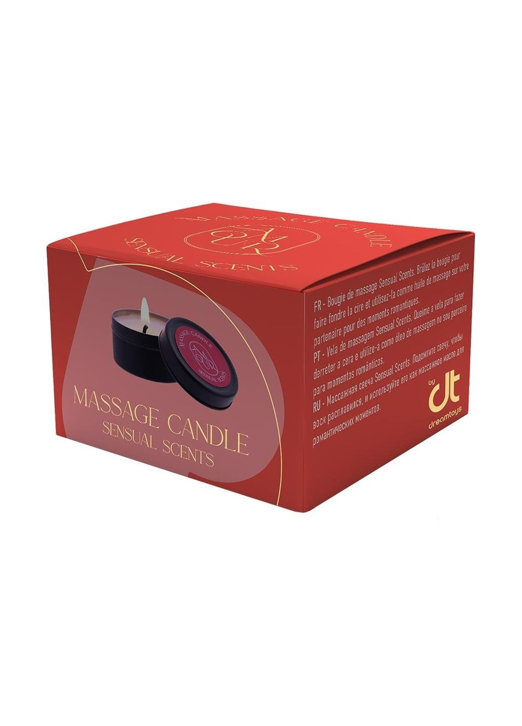 Масажна свічка DreamToys Amour з чуттєвим ароматом, 30 г Dream Toys (361669865)
