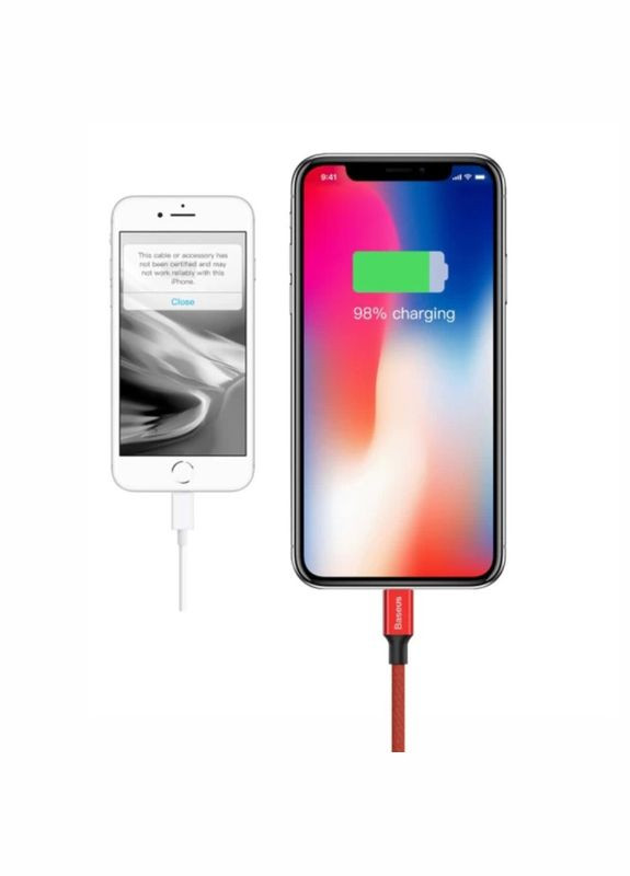 Кабель Yiven Cable For Apple 1.2M Red(W) (CALYW09) Baseus (294978918)