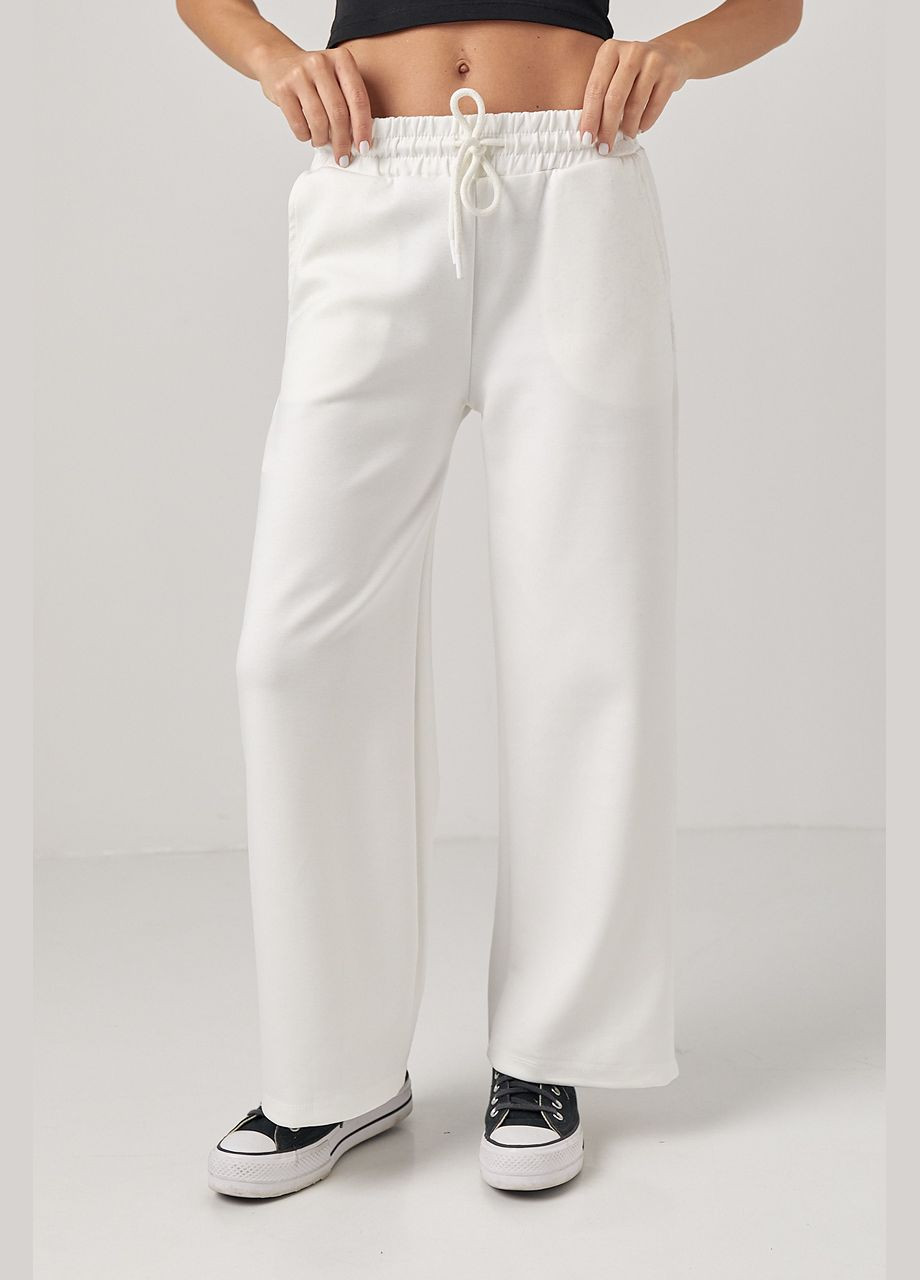 Трикотажні жіночі штани вільного фасону Lurex (300364350)