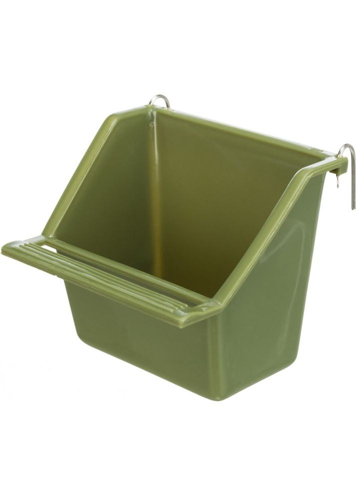 Годівниця для птахів з кріпленням, пластик, 180мл/8x7см Trixie (292259318)